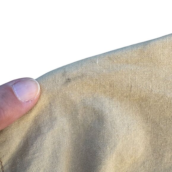 Pseudonyms Vintage Womens Long-Sleeve Snap Closure Beige Flap Pockets Jacket L - Picture 7 of 11